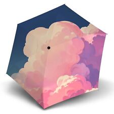 Ombrello Knirps U.200 Ultra Light Duomatic Heaven blu rosa nuovo