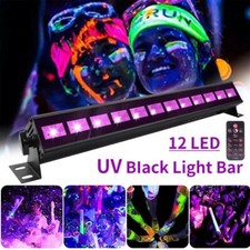 Uking LED UV BAR 12 luce nera