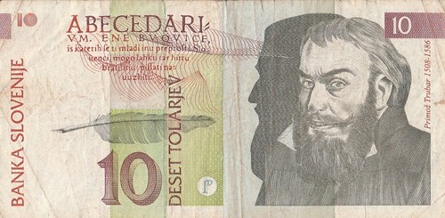 Slovenia banconota tallari - slovenia,