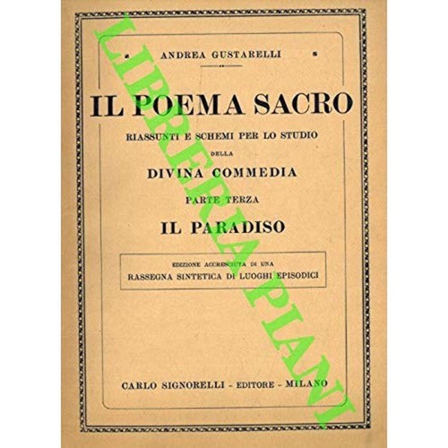 Libro poema sacro - libro,