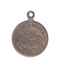 *HH* Antica Medaglia Ciclodromo Di Ercole Magni Gara Velocipide Bici Bicicletta 