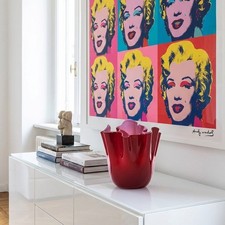 Venini Vaso Fazzoletto Rosso