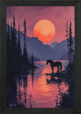 Quadro stampa su tela poster