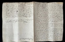 1788 Documento Francese