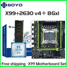 Set scheda madre X99-8D4 ATX +