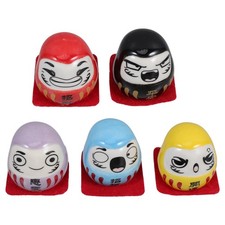  5 pezzi di bambole giapponesi