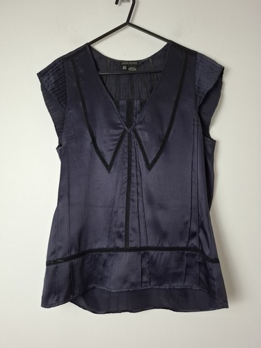 Zara blusa 100 seta manica - zara,