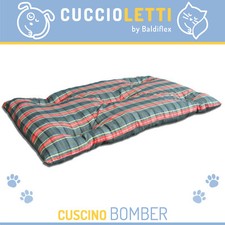 MATERASSINO CUCCIA MORBIDA CUSCINO CANE GATTO LETTO BOMBER by Cuccioletti