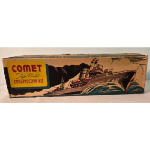 Modellino nave cometa vintage