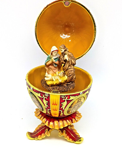 Portauovo vintage fabergé - vintage,