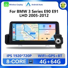 Autoradio CarPlay per BMW E90 E91 E92 2005-2012 Android 14 GPS NAVI 4+64G WIFI