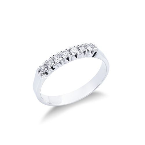 Anello donna veretta zirconi - donna, 7