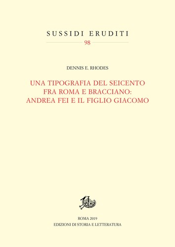 Una tipografia del - , seicento