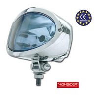  Faro anteriore cromato ovale