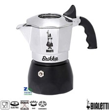 CAFFETTIERA NUOVA BRIKKA 2 TZ BIALETTI CAFFE' ESPRESSO PIU' CREMOSO COME AL BAR
