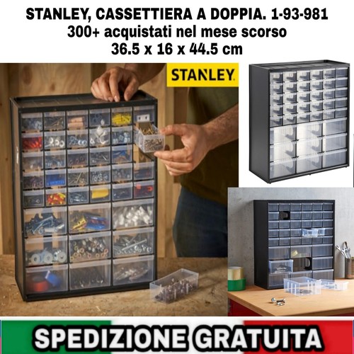 Stanley cassettiera doppia - stanley,, a