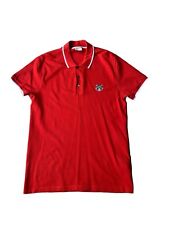 KENZO Polo Camicia Uomo Piccola Rossa Designer Casual Terrazza