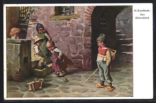 Cartolina artista hermann - cartolina,