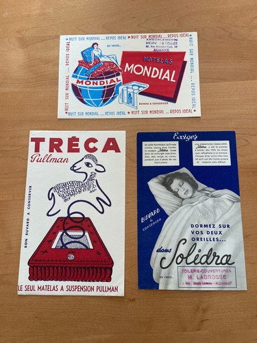 Lot buvards matelas - 3, treca