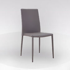 SEDIA MOD. RITA IN PU GRIGIO