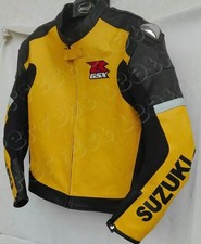 Suzuki Giacca Pelle Moto Uomo