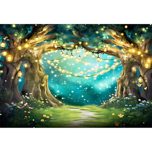 10x8ft foresta incantata - foresta,