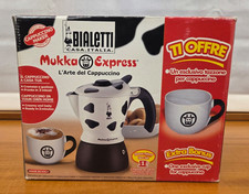 Mukka Express Cappuccino Bialetti Made in Italy Piano Cottura NUOVA