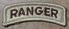 US ARMY RANGER TAB TOPPA ARCO