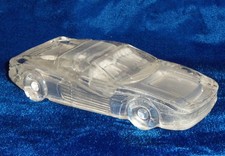 1984 1991 FERRARI TESTAROSSA - Fermacarte Hofbauer Crystal Glass Car 6,5" x 3"