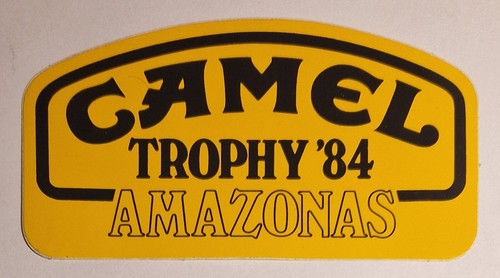 Adesivo camel trophy - trophy, 1984