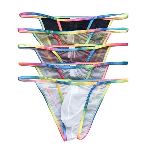 Slip bikini uomo trasparente