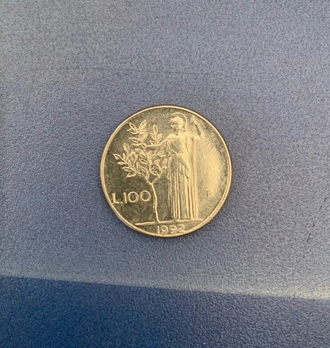 100 lire micro moneta da - micro,