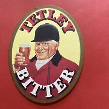 SOTTO BICCHIERE PER BIRRA PUB BAR OTTIMO STATO VINTAGE Tetley Bitter