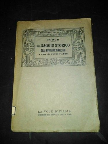 Dal saggio storico sulla - saggio,