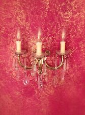 Coppia di Applique dorate stile Impero anni '50