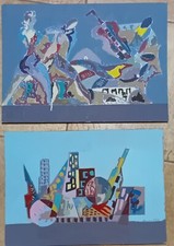 Dipinto informale Futurista