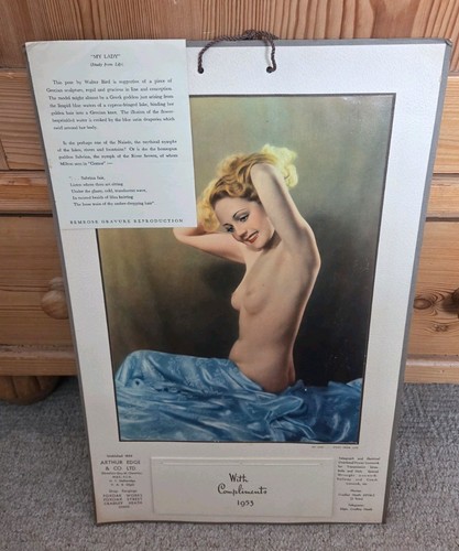 1953 vintage pinup calendar - 1953,