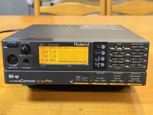 Roland 88pro sc88 pro sound - roland,