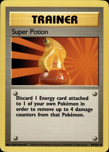 Pokemon set base super pozione - pokemon,
