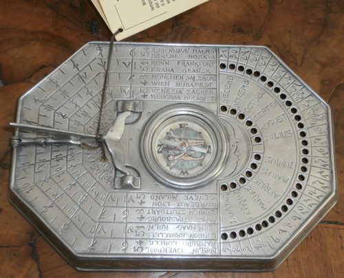 Orologio solare peltro - orologio,
