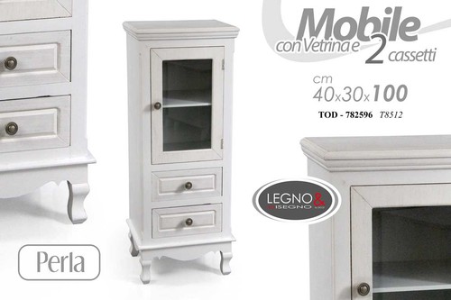 Vetrina vetrinetta shabby chic - vetrina,