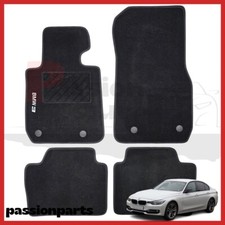 TAPPETI BMW SERIE 3 F30 F31 IN MOQUETTE CON RICAMO E FISSAGGI A VELCRO ORIGINALI