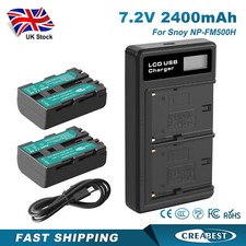 2x NP-FM500H batteria