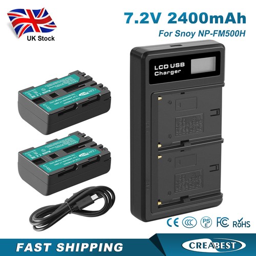 Fm500h batteria - 2x, np-fm500h