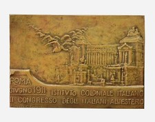 Medaglia congresso istituto coloniale italiano roma 1911 Nelli Firenze