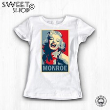 T-shirt MAGLIETTA Donna MARILYN MONROE fashion moda Idea regalo simpatica 