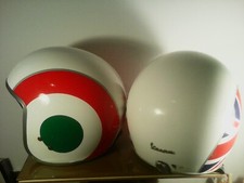 COPPIA DI INTERESSANTI CASCHI VINTAGE :  ''  VESPA  ''  !!!!!!!!!!!!!!!!!!