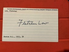 Fletcher Low 🔥🔥MLB: 1915