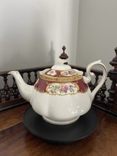 Royal Albert Lady Hamilton Large Teapot, 1st Quality Vintage