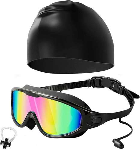 Occhialini nuoto con tappi - con,